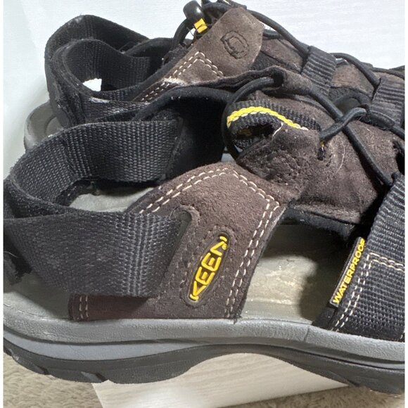 Keen Mens Newport H2 Water Sandals Size 11 Black & Brown Fishing Hiking Water - Picture 7 of 11